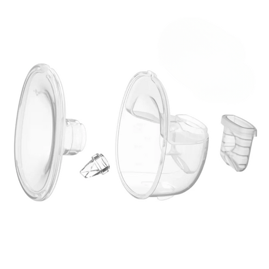Wearable electric breast pump